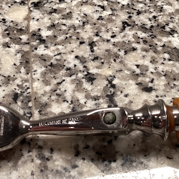 Vintage Bernard Bakelite Serving Fork Sheffield England - Picture 6 of 7